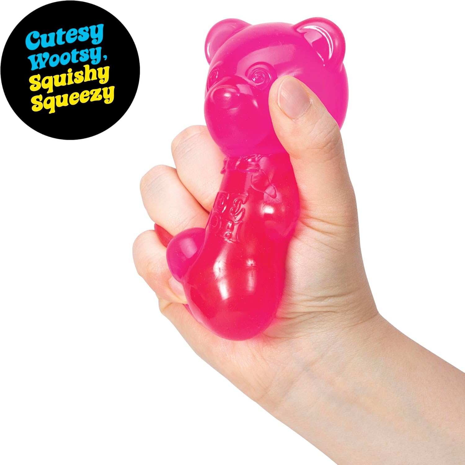 Schylling NeeDoh Gummy Bear - Sensory Fidget Toy with Jelly-Like Filling - 3.5 Tall - Colors May Vary (Pack of 1) - Image 3