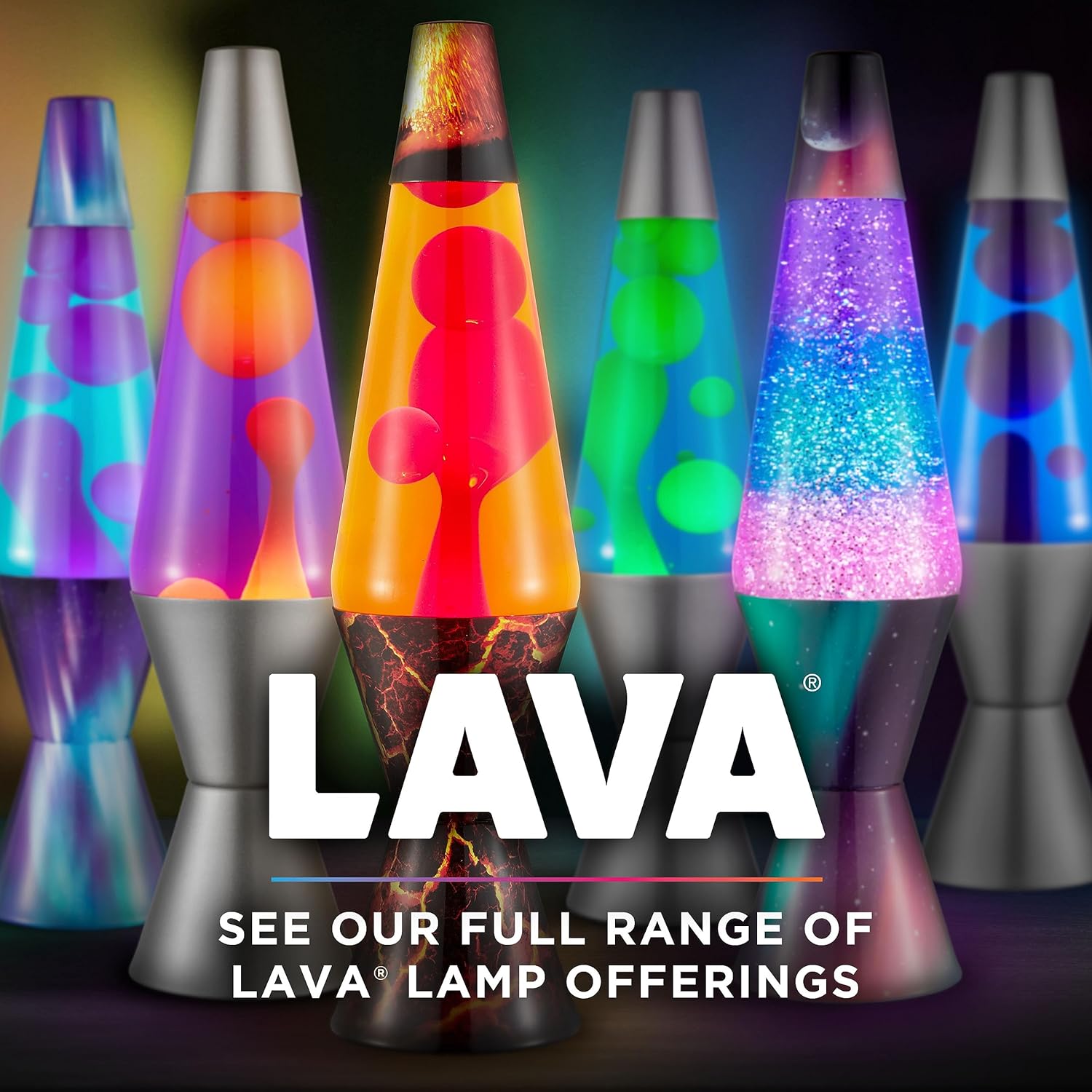 The Original Lava? Lamp - 14.5 Aurora Borealis ?C Classic Liquid Motion Lamp - Purple Wax and Blue Liquid - Item #2047 (Amazon Exclusive) - Image 6